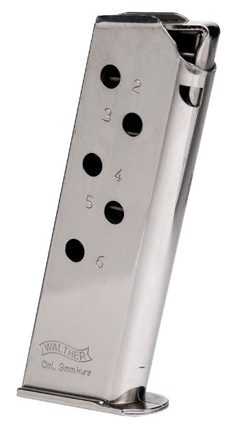 Picture of Walther Arms Ppk/S Nickel Detachable 7Rd For 380 Acp Walther Ppk/S 