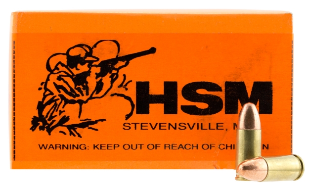 Picture of Hsm Training Target 9Mm Luger 124 Gr Full Metal Jacket (Fmj) 50 Per Box/ 20 Cs 