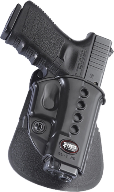 Picture of Fobus Passive Retention Evolution Owb Black Polymer Roto Paddle Compatible W/Glock 17/22/32/44 Left Hand 