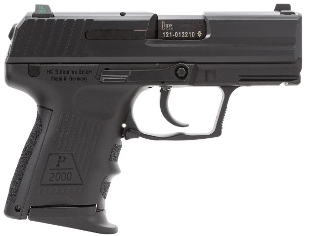 Picture of Hk P2000sk Subcompact V2 Lem *Ca Compliant 9Mm Luger 3.26" 10+1 (3) Black Polymer Frame Black Steel Slide Black Interchangeable Backstrap Grip Night Sights 