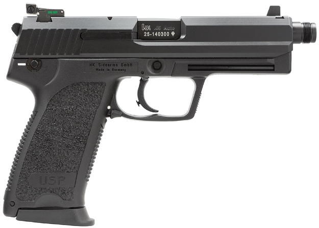 Picture of Hk Usp Tactical V1 45 Acp 5.09" 12+1 (3) Black Black Steel Slide Black Polymer Grip Adj Night Sights 