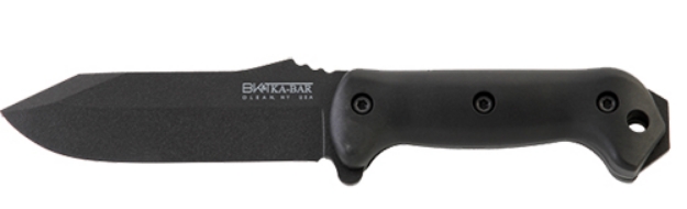 Picture of Ka-Bar Becker Crewman 5.50" Fixed Clip Point Plain 1095 Cro-Van Blade Black Ultramid Handle 