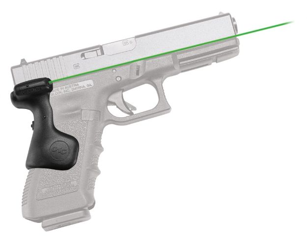 Picture of Crimson Trace Lg637g Lasergrips Black Green Laser 5Mw 633Nm Wavelength Compatible W/ Glock Gen3-5 Handgun Grip Mount 