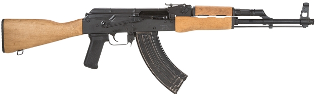 Picture of Century Arms Wasr 7.62X39mm 30+1 16.50" Chrome-Lined Hammer Forged Barrel, Hardwood Stock & Forend, Black Polymer Grip Includes 1 30Rd Magazine & Side Mounted Scope Rail (No Muzzle Brake) 