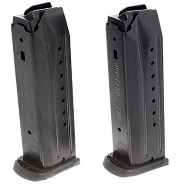 Picture of Ruger Sr9c Value Pack 17Rd Magazine Fits Ruger Sr/Src/9E 9Mm Luger Blued 2 Pack 