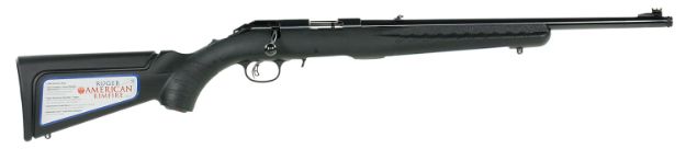 Picture of Ruger American Rimfire Compact 22 Lr 10+1 18" Threaded Barrel, Satin Blued Alloy Steel, Williams Gun Sight Co. Fiber Optic Front Sight, Black Synthetic Stock, Accepts All 10/22 Magazines 