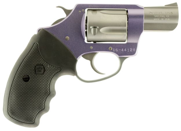 Picture of Charter Arms Undercover Lite Lavender Lady 38 Special 5Rd 2" Stainless Finished Barrel/Cylinder, Aluminum Frame W/Anodized Lavender Finish, Standard Hammer, Finger Grooved Black Rubber Grip 