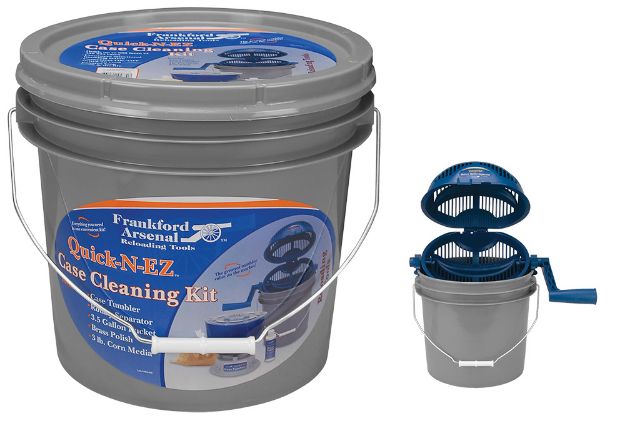 Picture of Frankford Arsenal Quick-N-Ez Rotary Sifter Kit 3.5 Gallon Gray Plastic 