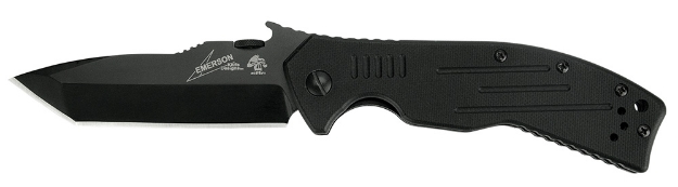 Picture of Kershaw Cqc 8K 3.50" Folding American Tanto Plain Black Oxide 8Cr14mov Ss Blade Black G10 Handle Includes Pocket Clip 