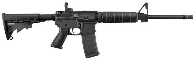 Picture of Ruger Ar-556 5.56X45mm Nato 30+1 16.10" Medium Contour Barrel, Black Hard Coat Anodized 7075-T6 Aluminum Forgings, Black Collapsible 6 Position Stock, Optics Ready 