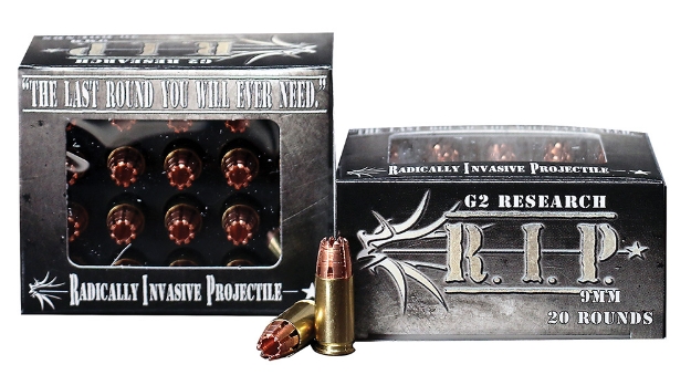 Picture of G2 Research R.I.P Defense 9Mm Luger 92 Gr Fracturing Hollow Point (Fhp) 20 Per Box/ 25 Cs 