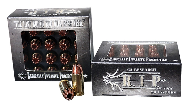 Picture of G2 Research R.I.P Defense 40 S&W 115 Gr Fracturing Hollow Point (Fhp) 20 Per Box/ 25 Cs 