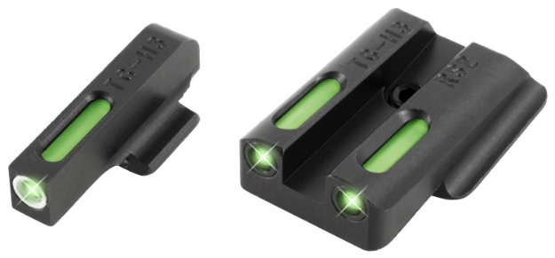 Picture of Truglo Tfx Black | Green Tritium & Fiber Optic White Outline Front Sight Green Tritium & Fiber Optic Rear Sight 