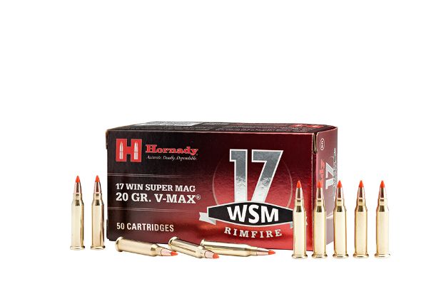 Picture of Hornady Varmint Express Rimfire 17 Wsm 20 Gr Hornady V-Max (Vmx) 50 Per Box/ 10 Cs 