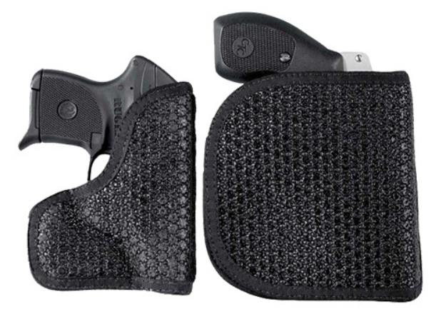 Picture of Desantis Gunhide Super Fly Pocket Black Rubberized Fabric Fits Colt Mustang Ambidextrous 