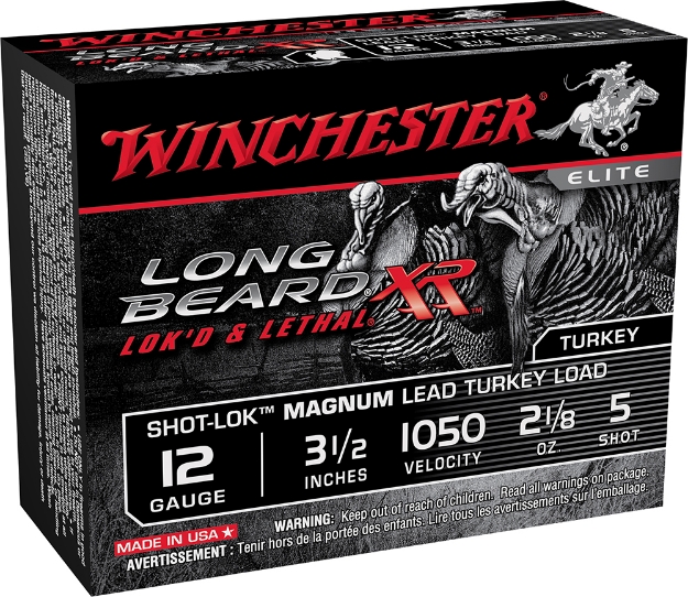 Picture of Winchester Ammo Long Beard Xr Shot-Lok Magnum 12 Gauge 3.50" 2 1/8 Oz 1050 Fps 5 Shot 10 Bx/10 Cs 