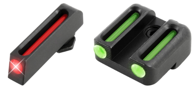 Picture of Truglo Fiber-Optic Black | Red Fiber Optic Front Sight Green Fiber Optic Rear Sight 