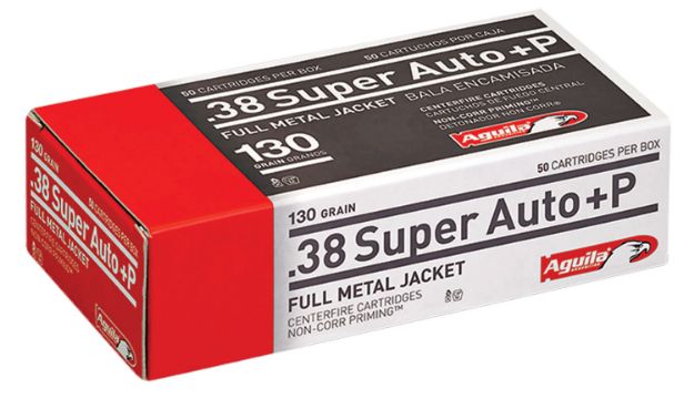 Picture of Aguila Target & Range Handgun 38 Super +P 130 Gr Full Metal Jacket (Fmj) 50 Per Box/ 20 Cs 