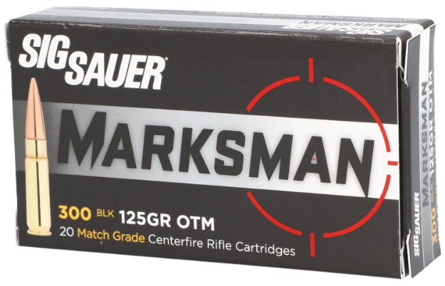 Picture of Sig Sauer Marksman 300 Blackout 125 Gr 2200 Fps Open Tip Match (Otm) 20 Bx/25 Cs 