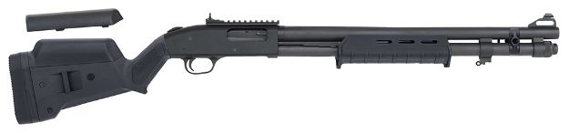 Picture of Mossberg 590A1 Tactical 12 Gauge 3" 8+1 20" Parkerized Heavy-Walled Barrel Black Rec Black Fixed Magpul Sga/Moe Stock Right Hand 