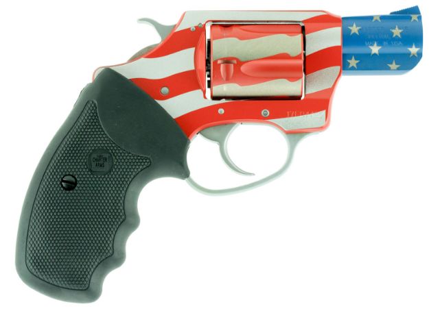 Picture of Charter Arms Undercover The Old Glory 38 Special 5Rd 2" Barrel, Aluminum Frame, American Flag Cerakote Finish, Standard Hammer, Finger Grooved Black Rubber Grip 