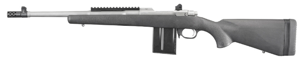 Picture of Ruger Scout 308 Win 10+1 16.10" Barrel W/Flash Suppressor, Matte Stainless Steel Receiver, Synthetic Stock, Three-Position Safety, Optics Ready 