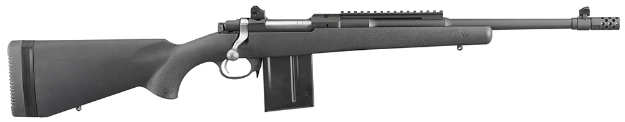 Picture of Ruger Scout 308 Win/7.62 Nato 10+1 16.10" Free-Floating Barrel, Muzzle Brake, Matte Black Fixed Aluminum Bedding Stock, Three-Position Safety, Optics Ready 