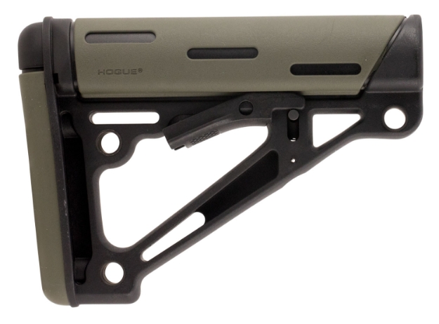 Picture of Hogue Overmolded Collapsible Buttstock Od Green Overmolded Rubber Black Synthetic Ar-15, M16, M4 