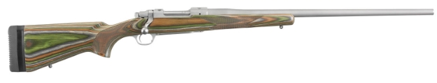 Picture of Ruger Hawkeye Predator 6.5 Creedmoor 4+1 24" Medium Contour Barrel, Hawkeye Matte Stainless Steel, Green Mountain Laminate Stock, Two Stage Trigger, Optics Ready 