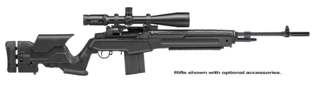 Picture of Springfield Armory M1a Loaded Precision 308 Win 10+1 22" National Match Carbon Steel Barrel Black Parkerized Rec Black Archangel Precision With Adjustable Lop & Comb Stock Right Hand 