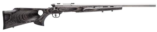 Picture of Savage Arms B.Mag Target 17 Wsm Caliber With 8+1 Capacity, 22" Barrel, Matte Stainless Metal Finish & Fixed Thumbhole Gray Laminate Stock Right Hand (Full Size) 