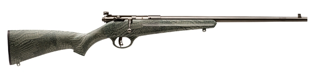 Picture of Savage Arms Rascal 22 Lr Caliber With 1Rd Capacity, 16.12" Barrel, Matte Blued Metal Finish & Gator Camo Synthetic Stock Right Hand (Youth) 