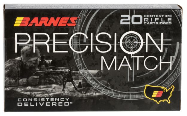 Picture of Barnes Bullets Precision Match Centerfire Rifle 300 Win Mag 220 Gr Open Tip Match Boat-Tail 20 Per Box/ 10 Cs 