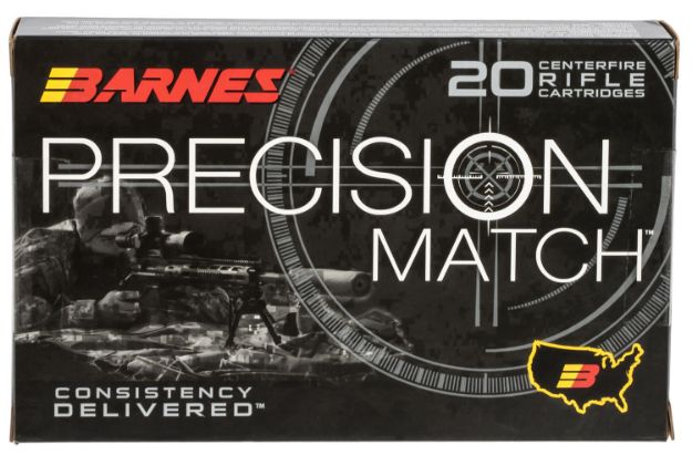 Picture of Barnes Bullets Precision Match Centerfire Rifle 338 Lapua Mag 300 Gr Open Tip Match Boat-Tail 20 Per Box/ 10 Cs 