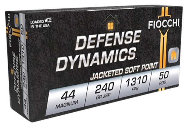 Picture of Fiocchi Defense Dynamics 44 Rem Mag 240 Gr Jacketed Soft Point (Jsp) 50 Per Box/ 10 Cs 