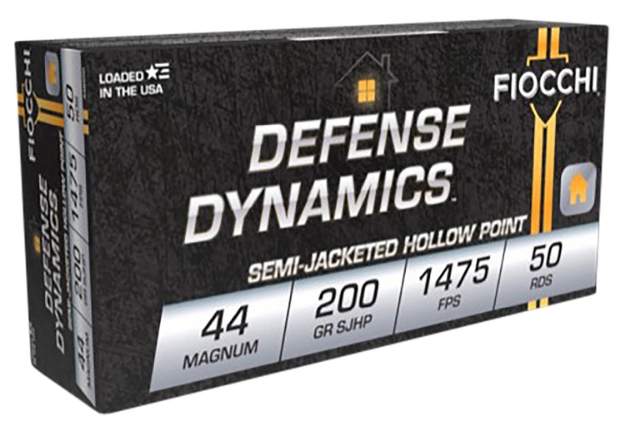 Picture of Fiocchi Defense Dynamics Defense 44 Rem Mag 200 Gr Semi-Jacketed Hollow Point (Sjhp) 50 Per Box/ 10 Cs 