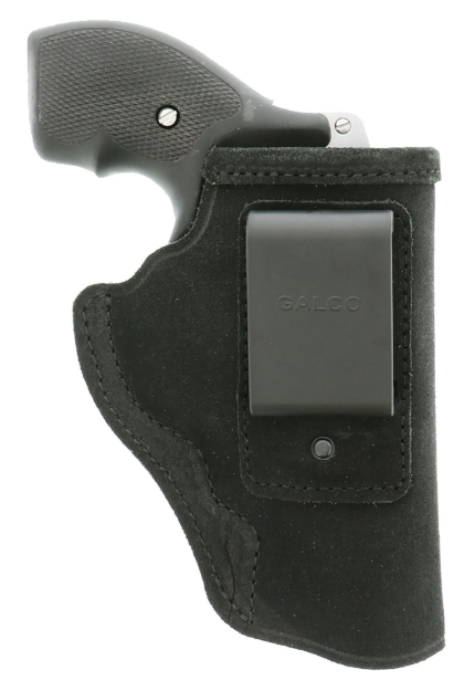 Picture of Galco Stow-N-Go Iwb Black Leather Belt Clip Fits S&W J Frame Fits Charter Arms Undercover Right Hand 