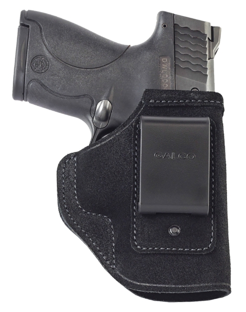 Picture of Galco Stow-N-Go Iwb Black Leather Belt Clip Fits 1911 4-4.25" Barrel Right Hand 