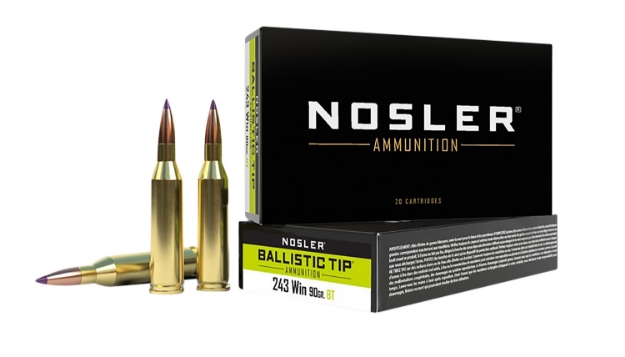 Picture of Nosler Ballistic Tip Hunting 243 Win 90 Gr Spitzer Ballistic Tip (Sbt) 20 Per Box/ 10 Cs 