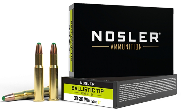 Picture of Nosler Ballistic Tip Hunting 30-30 Win 150 Gr Round Nose Ballistic Tip (Rnbt) 20 Per Box/ 10 Cs 