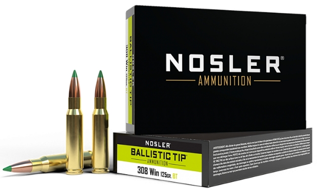 Picture of Nosler Ballistic Tip Hunting 308 Win 125 Gr Spitzer Ballistic Tip (Sbt) 20 Per Box/ 10 Cs 