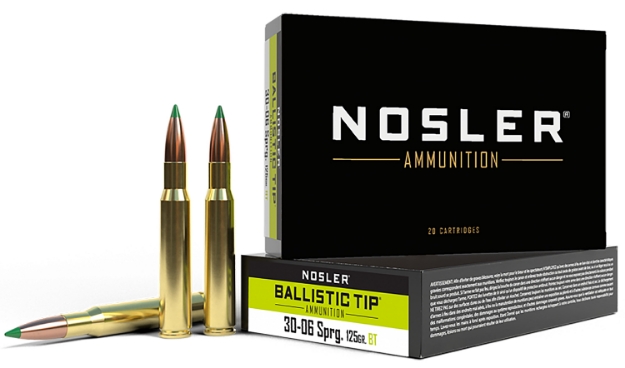 Picture of Nosler Ballistic Tip Hunting 30-06 Springfield 125 Gr Spitzer Ballistic Tip (Sbt) 20 Per Box/ 10 Cs 