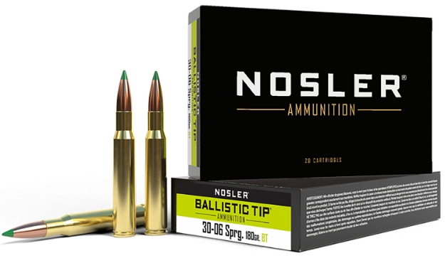 Picture of Nosler Ballistic Tip Hunting 30-06 Springfield 180 Gr Spitzer Ballistic Tip (Sbt) 20 Per Box/ 10 Cs 