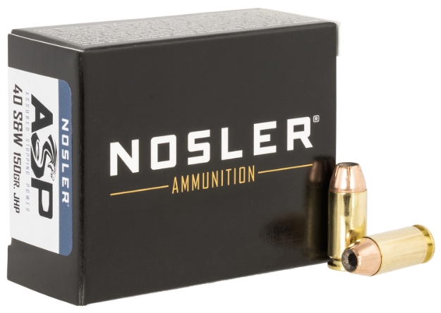 Picture of Nosler Assured Stopping Power Handgun 40 S&W 150 Gr Jacketed Hollow Point (Jhp) 20 Per Box/ 20 Cs 