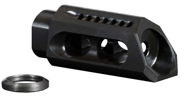 Picture of Yankee Hill Slant Muzzle Brake Black Steel With 1/2"-28 Tpi Threads & 2.50" Oal For 5.56X45mm Nato Ar-Platform 