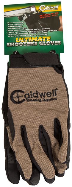 Picture of Caldwell Ultimate Shooting Gloves Tan Small/Med 