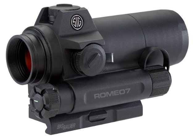 Picture of Sig Sauer Electro-Optics Romeo7 Black 1X30mm 2 Moa Red Dot Reticle 