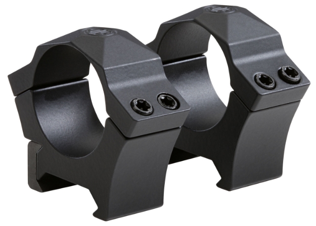 Picture of Sig Sauer Electro-Optics Alpha1 Hunting Scope Ring Set For Rifle Weaver High 1" Tube Black Powder Coated Steel 