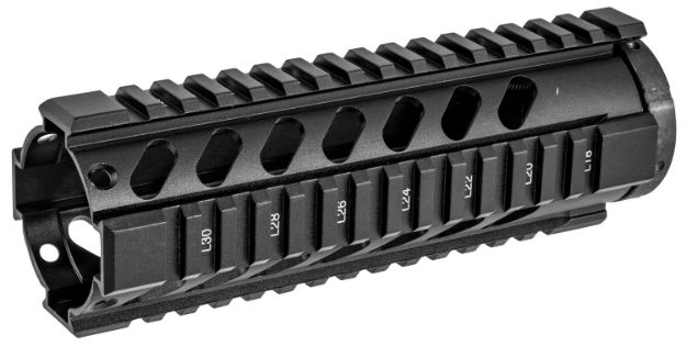 Picture of Aim Sports Ar Handguard 7" Carbine & Free-Floating Style Made Of Aluminum With Black Anodized Finish & Quad Rail 
