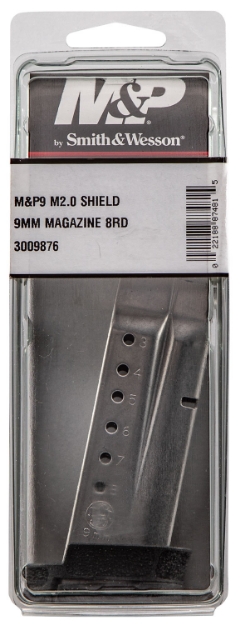 Picture of Smith & Wesson M&P Shield 8Rd Magazine Fits S&W M&P Shield M2.0 9Mm Luger Blued 